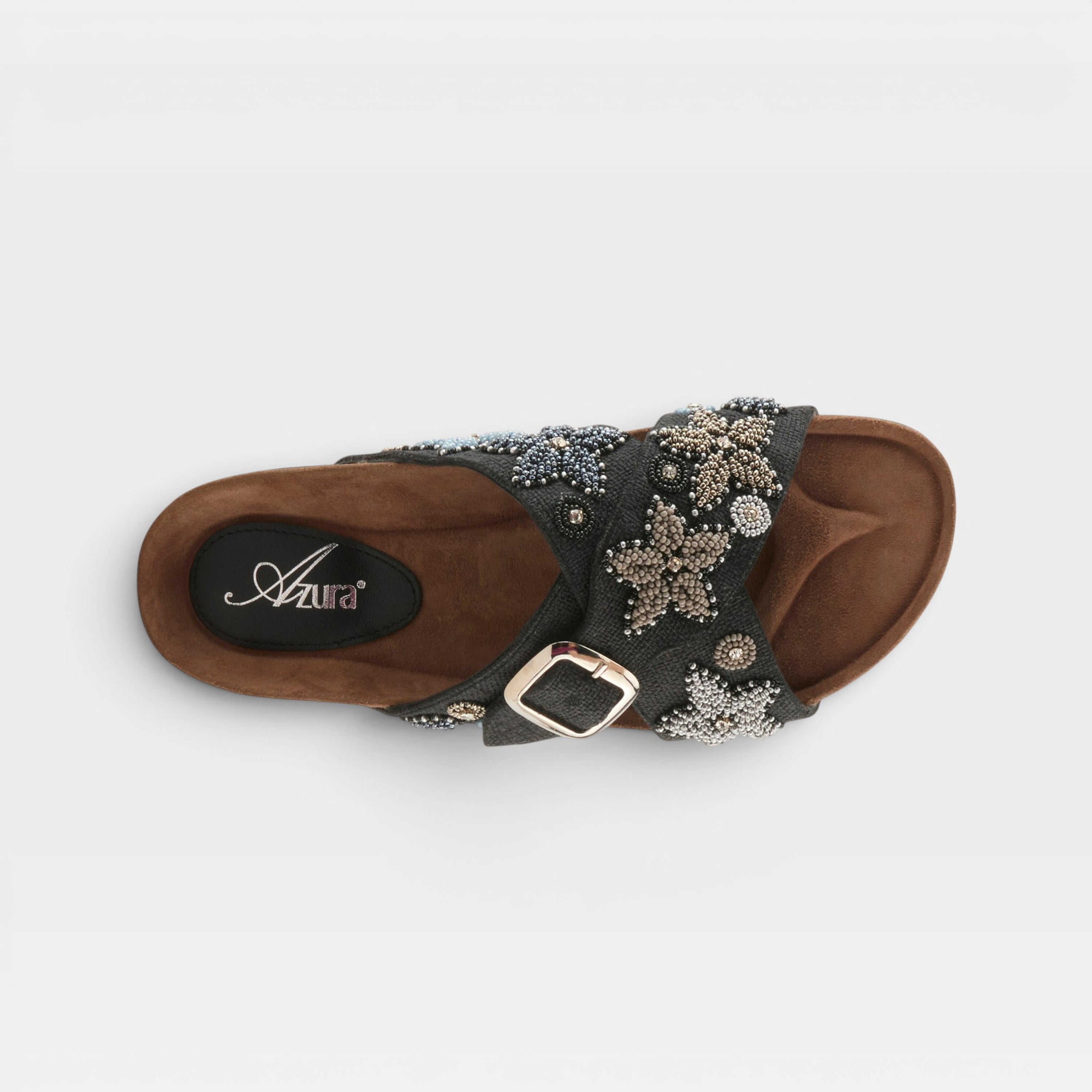 Azura Eilish Black Multi Sandal