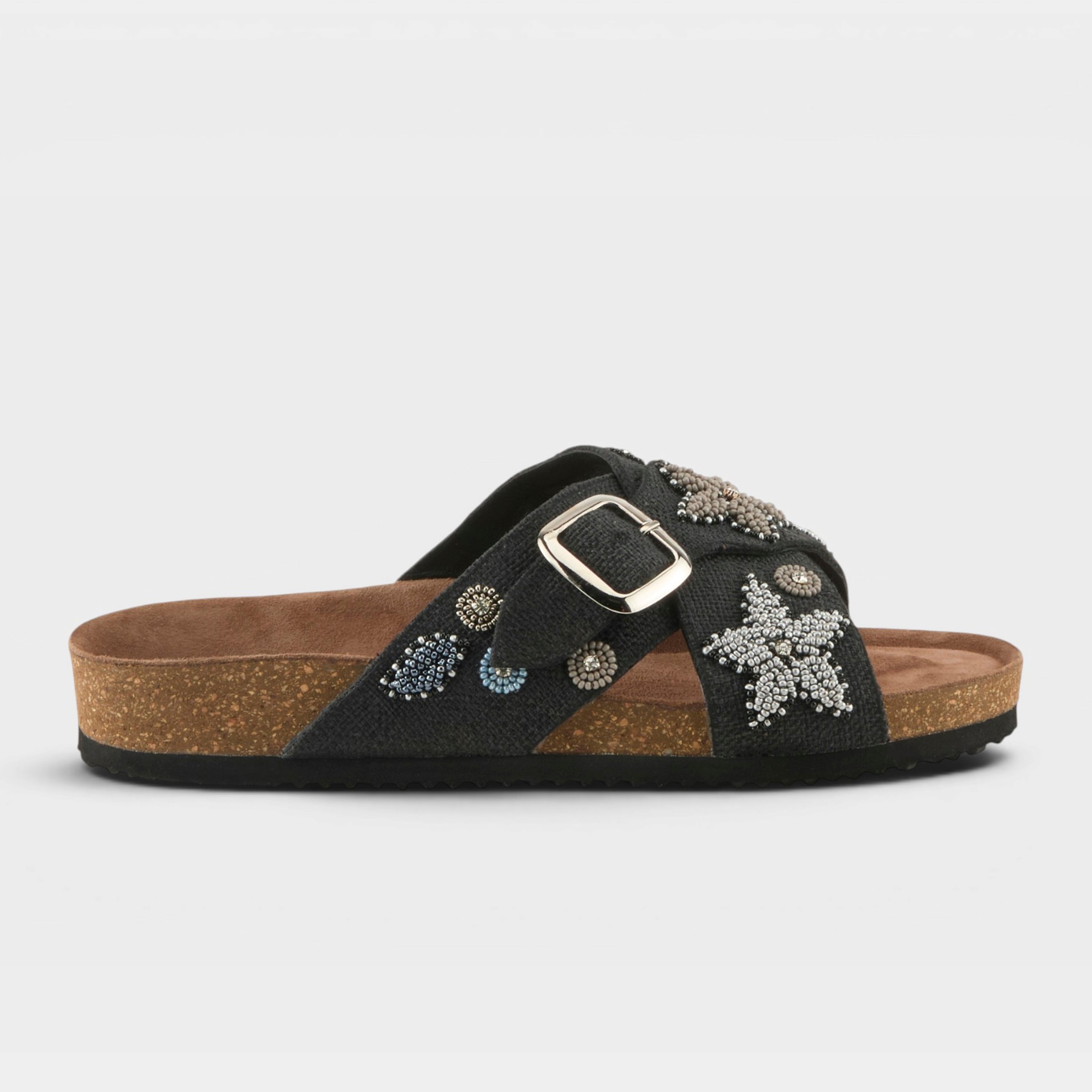 Azura Eilish Black Multi Sandal