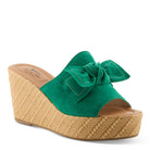 GREEN SUEDE