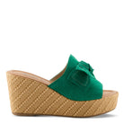 GREEN SUEDE
