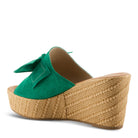 GREEN SUEDE
