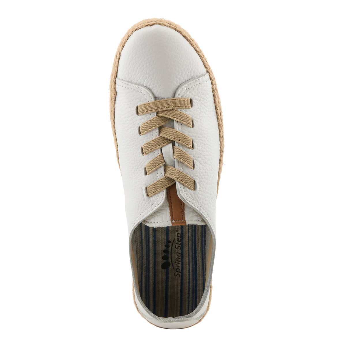 Spring Step SPRING STEP ELOYA LEATHER SNEAKER sneaker in gold metallic with leather upper
