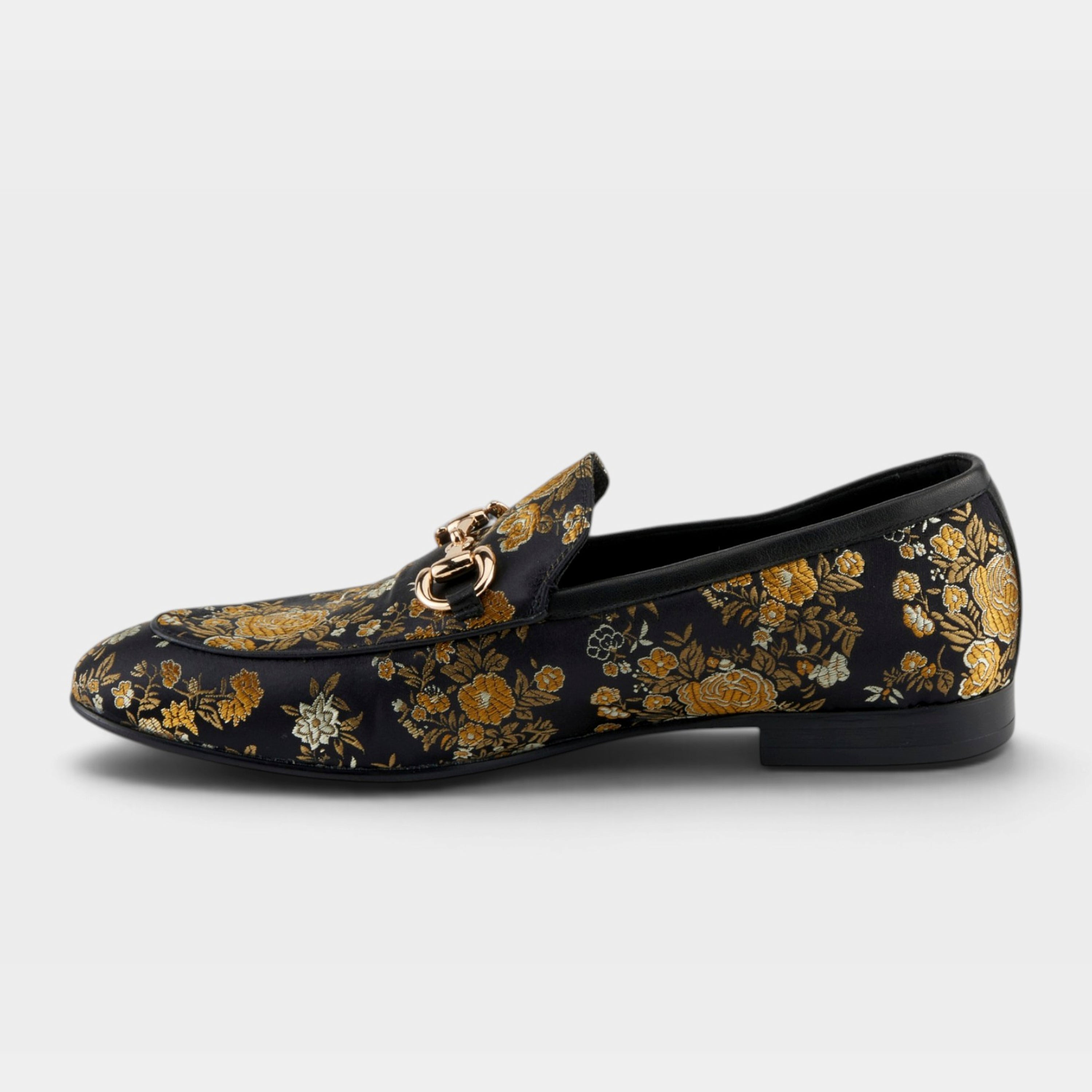 L'Artiste Men Emanuel-Eve Black Multi Slip-On Dress Shoe