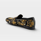 L'Artiste Men Emanuel-Eve Black Multi Slip-On Dress Shoe