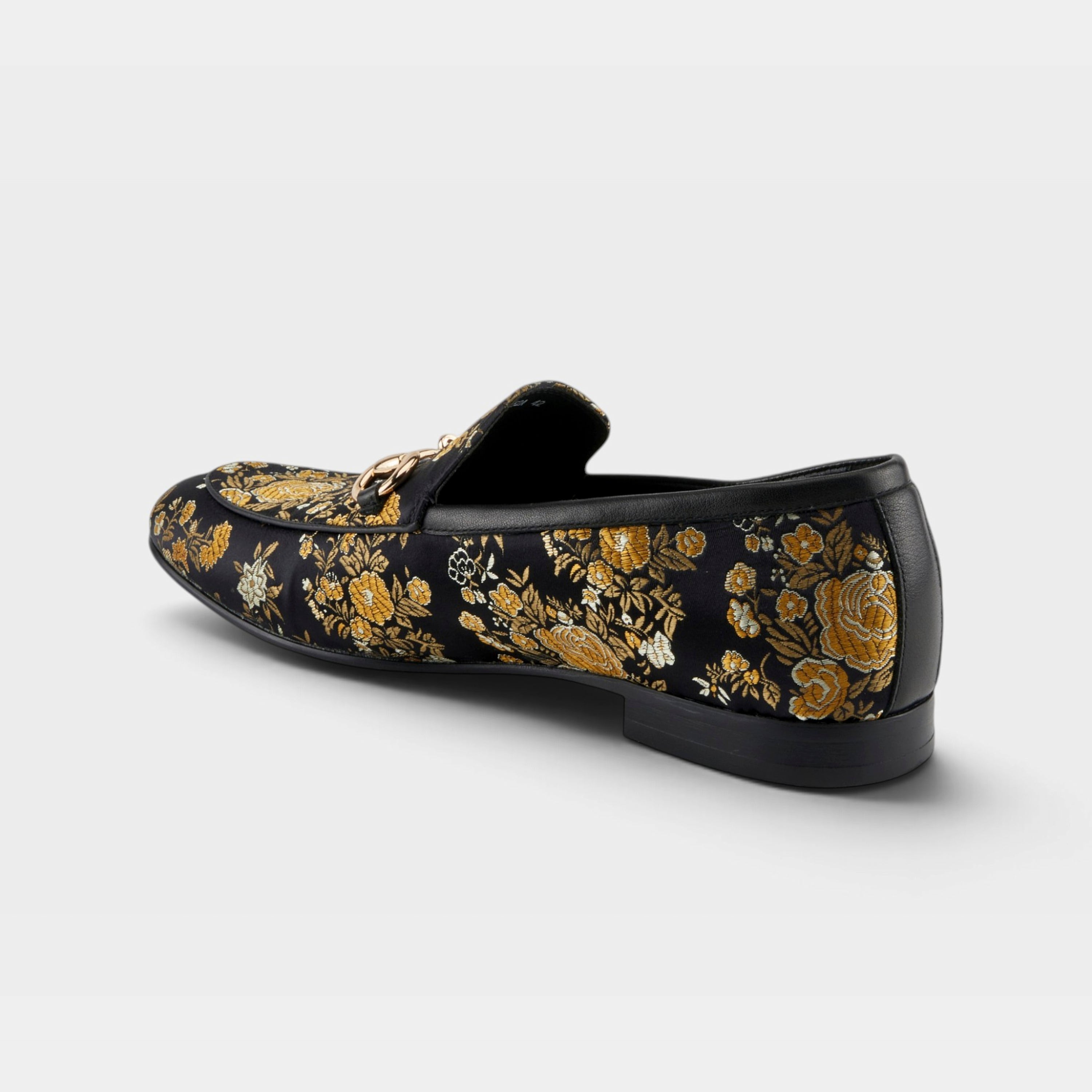 L'Artiste Men Emanuel-Eve Black Multi Slip-On Dress Shoe