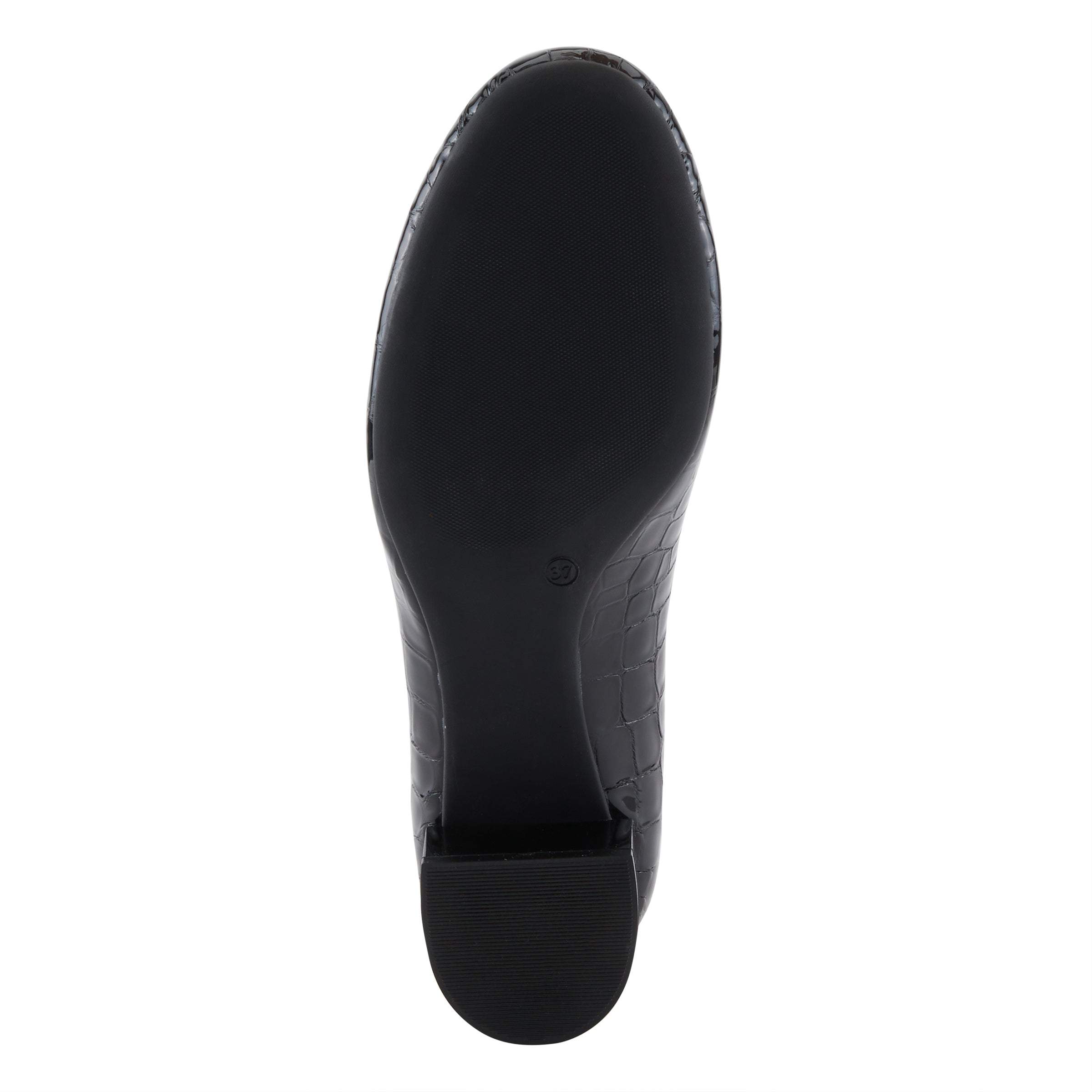 BLACK CROCO PATENT