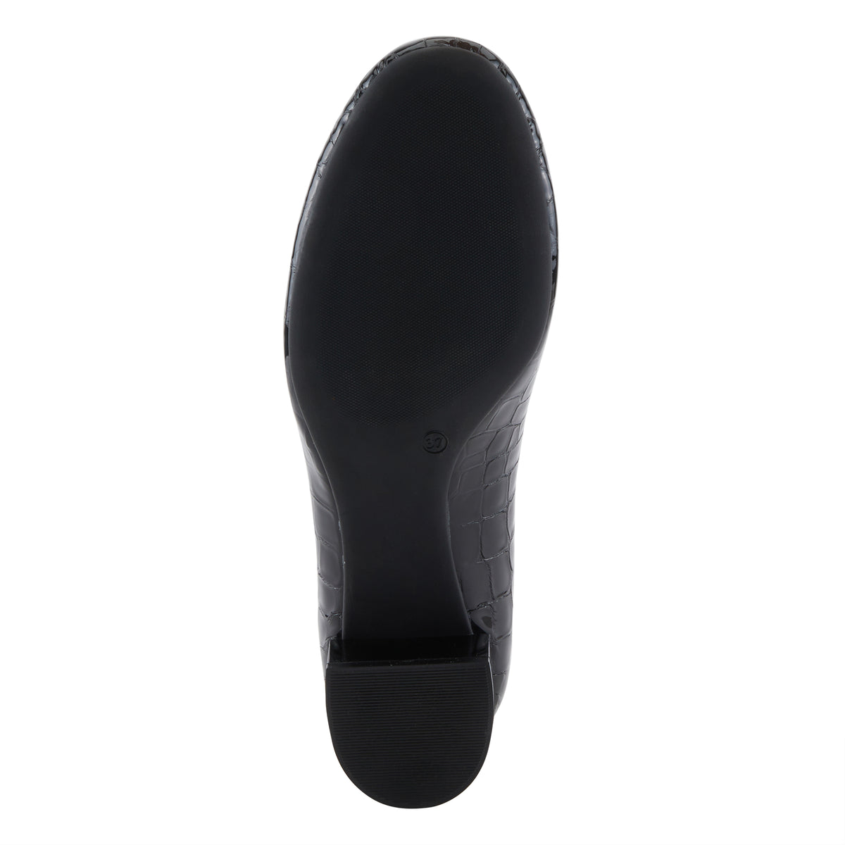 Spring Step SPRING STEP ENDA SHOES shoe in black croco patent with comfortable everyday design