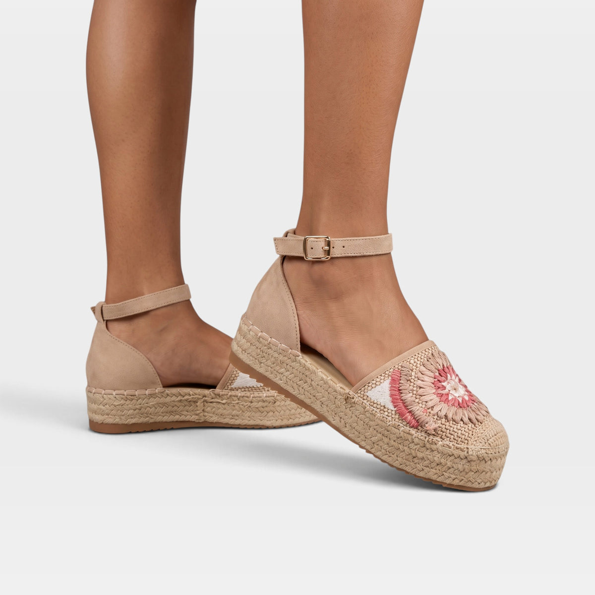 Azura Endlessluv Beige Multi Espadrille