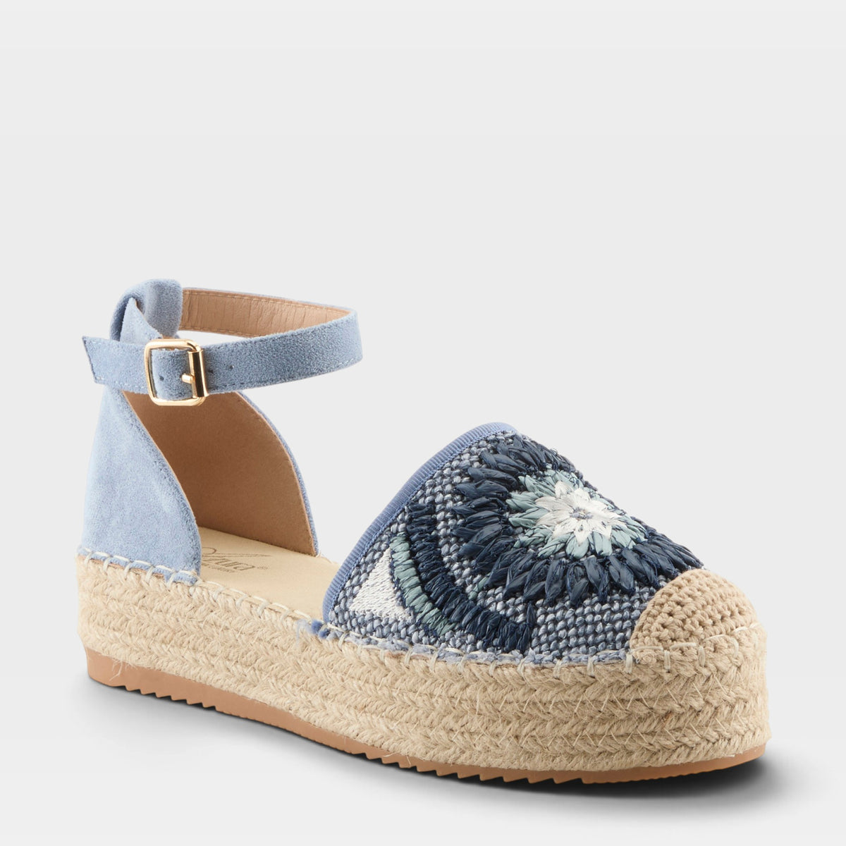 Azura Endlessluv Blue Multi Espadrille