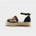 Azura Endlessluv Black Multi Espadrille