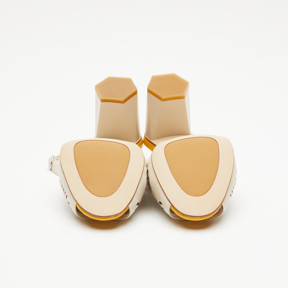 Azura Engagement Slingback women's sandal in bone multi with leather upper and buckle detail