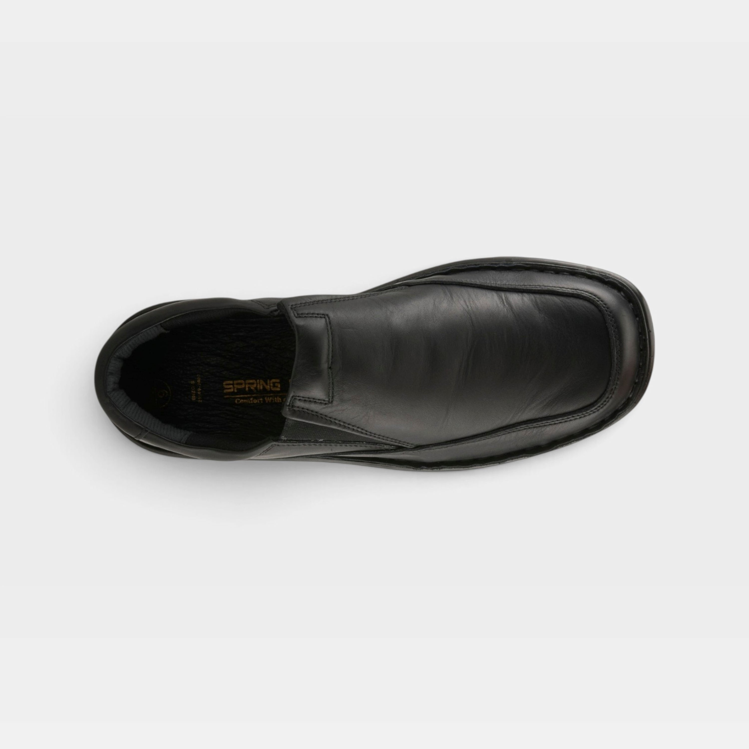 Spring Step Men Enzo Black Slip-On Shoe