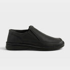 Spring Step Men Enzo Black Slip-On Shoe