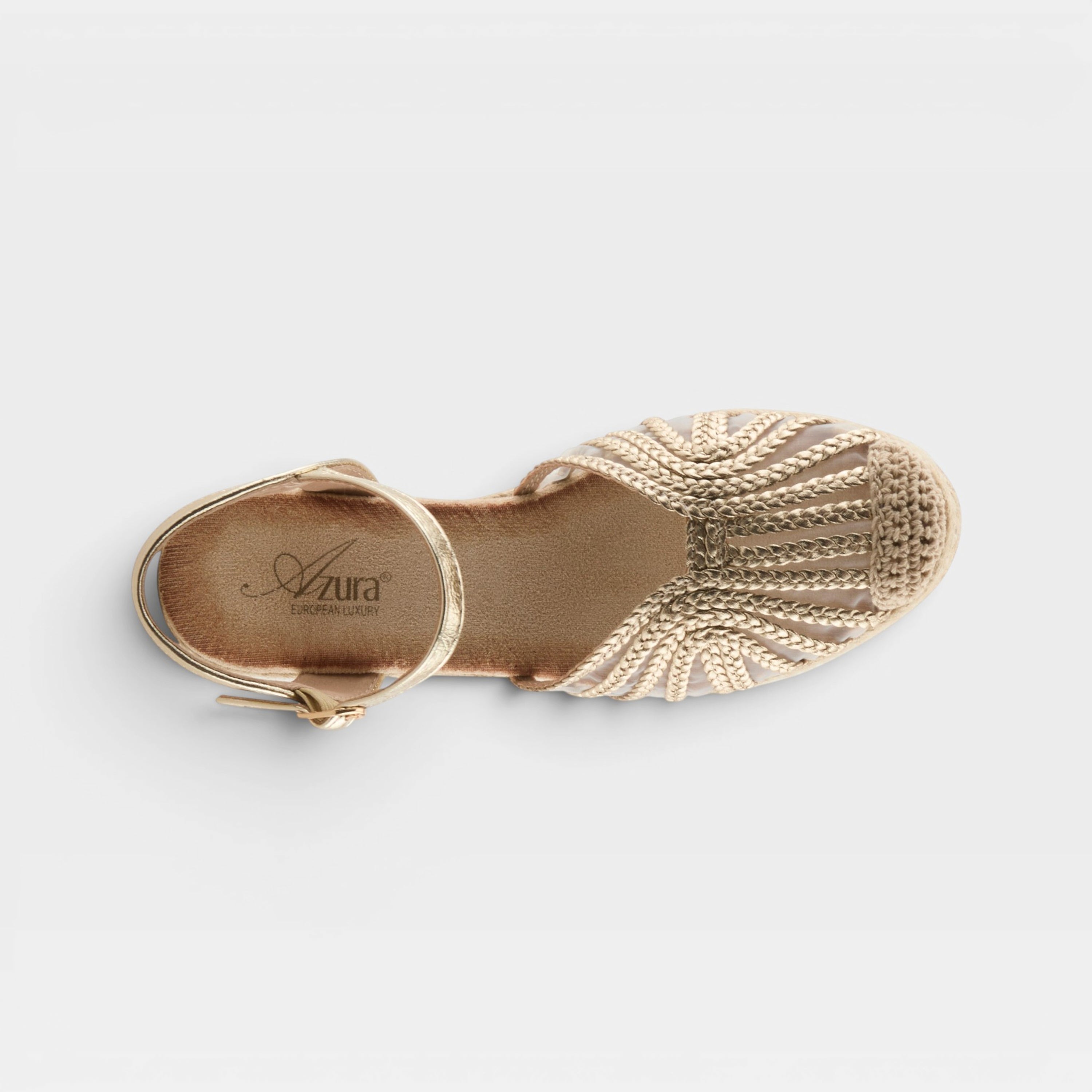 Azura Espalli Gold Espadrille