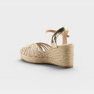 Azura Espalli Gold Espadrille