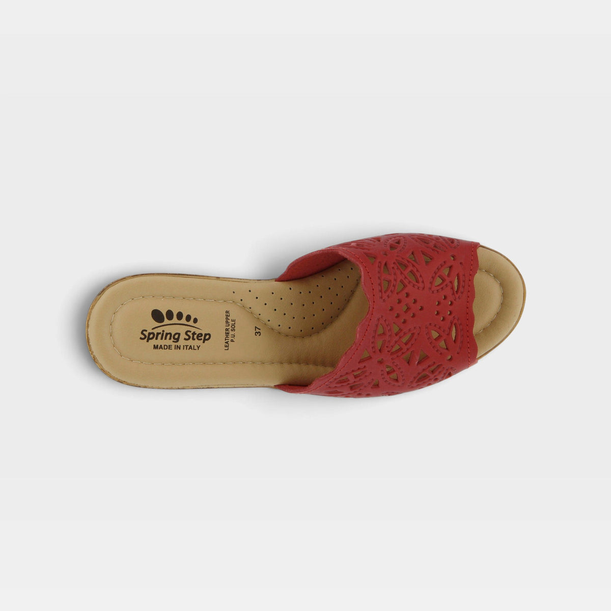 Spring Step – Estella – Red – Sandal
