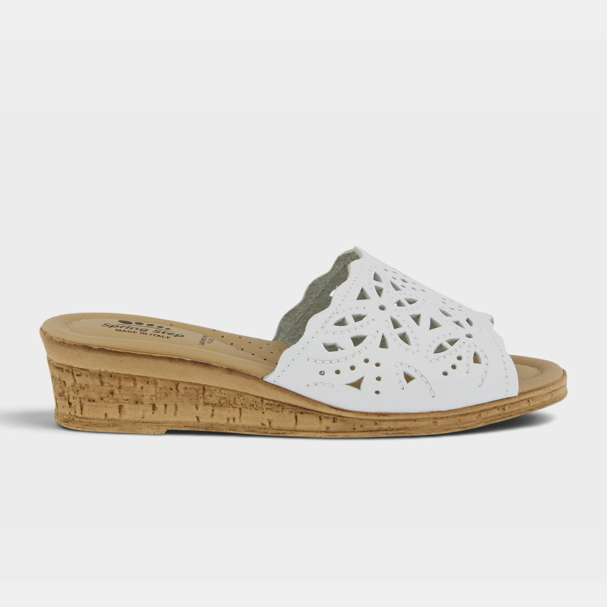 Spring Step – Estella – White – Sandal