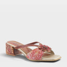 L'Artiste EUROPA SANDALS in BROWN MULTI, front view