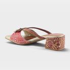 L'Artiste Europa sandals in Brown Multi, alternate angle view