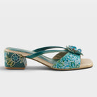 L'Artiste Europa sandals in Teal Multi, hero view