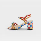 Azura Fabfash Yellow Multi Sandal
