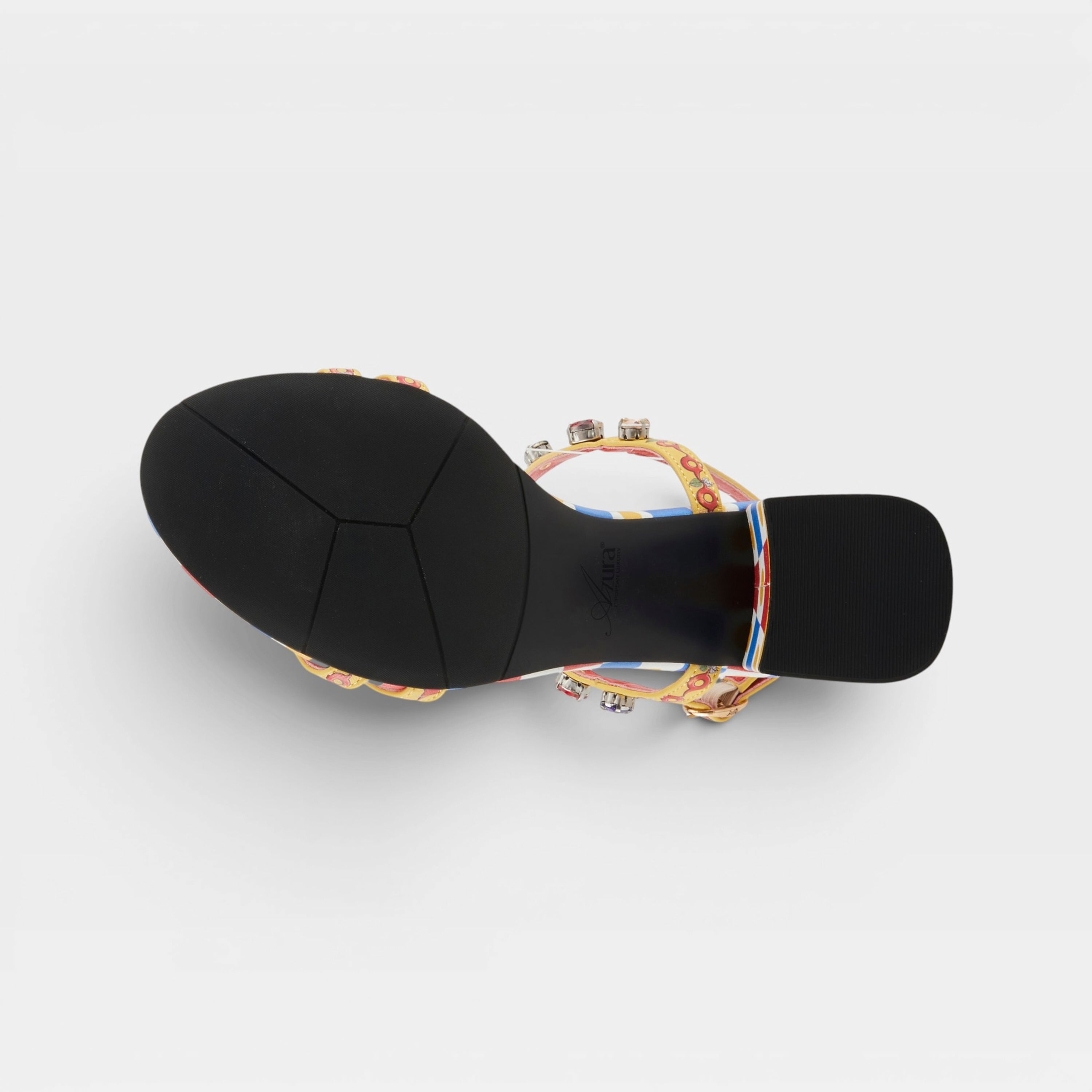 Azura Fabfash Yellow Multi Sandal