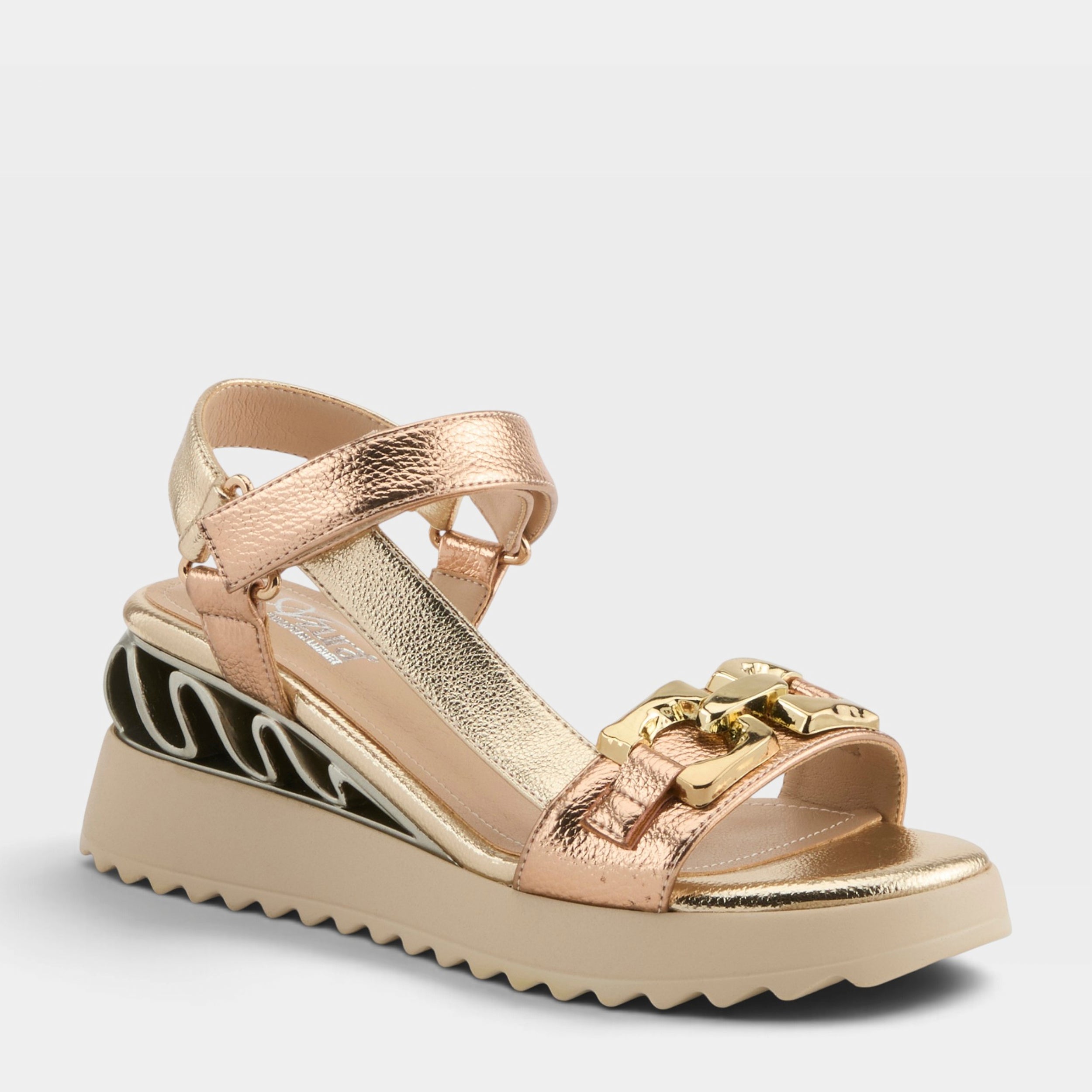 Azura Fabilosi Champagne Multi Sandal