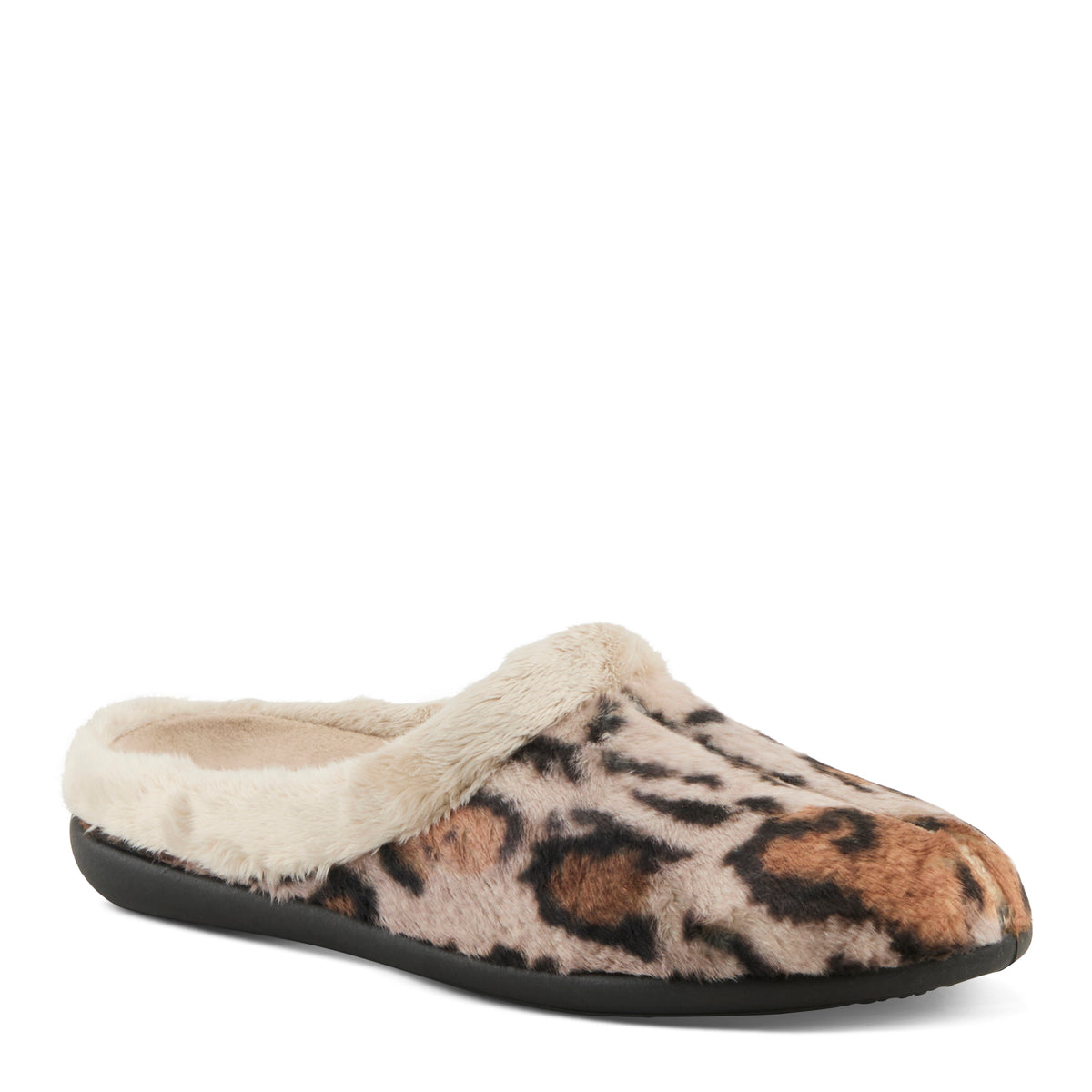 Flexus FLEXUS FAIRSKY SLIPPERS comfort shoe in leopard print with flexible sole