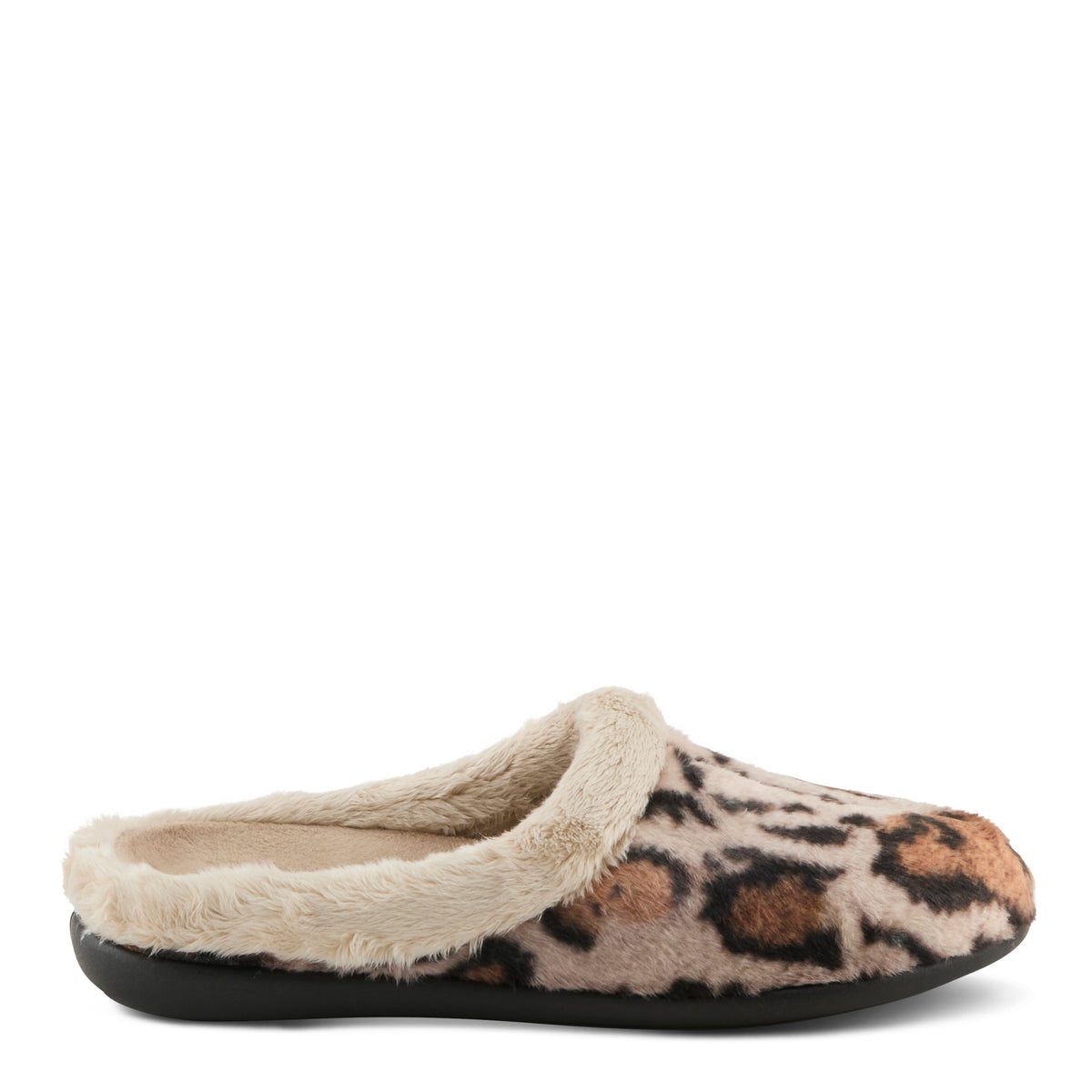 Flexus FLEXUS FAIRSKY SLIPPERS comfort shoe in leopard print with flexible sole