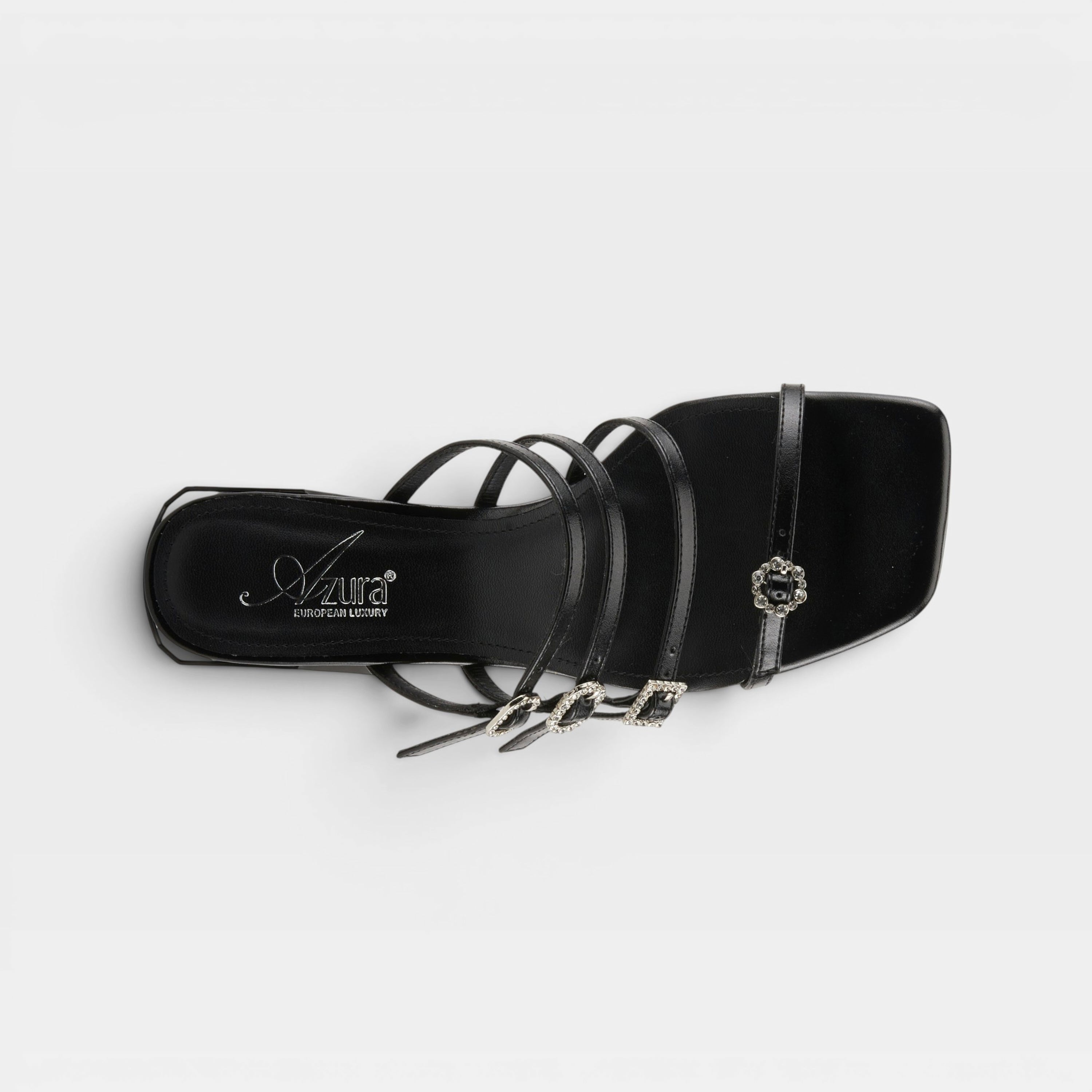 Azura Fancyful Black Sandal