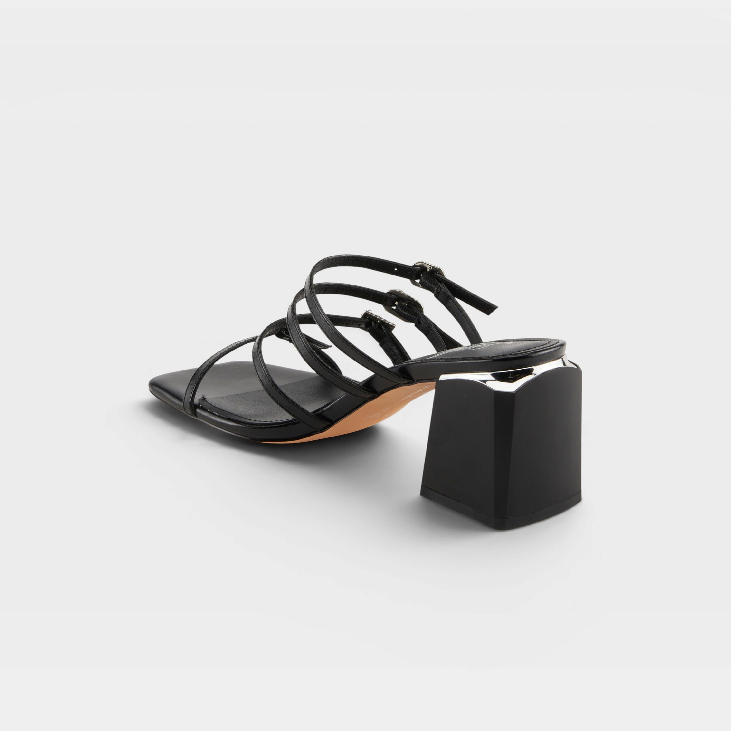 Azura Fancyful Black Sandal