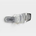 Azura Fancyful Silver Sandal