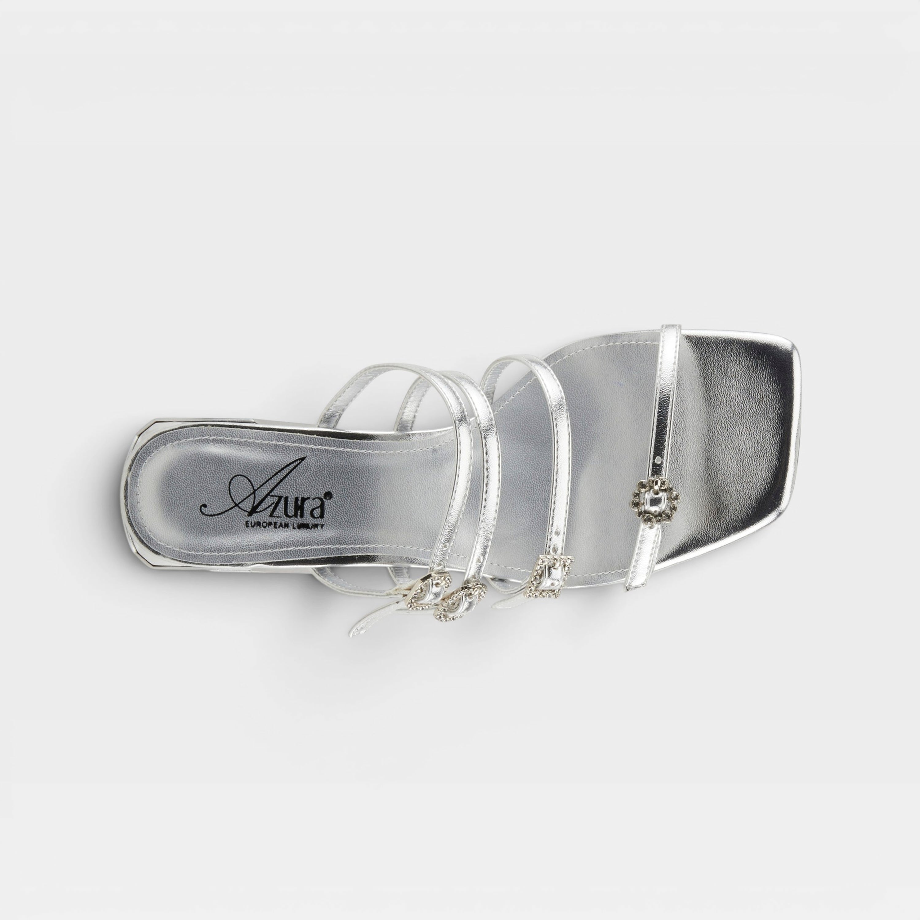 Azura Fancyful Silver Sandal