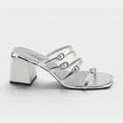 Azura Fancyful Silver Sandal