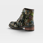 L'Artiste Fantastic booties in Blue Multi, alternate angle view