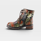 L'Artiste Fantastic booties in Brown Multi, side view