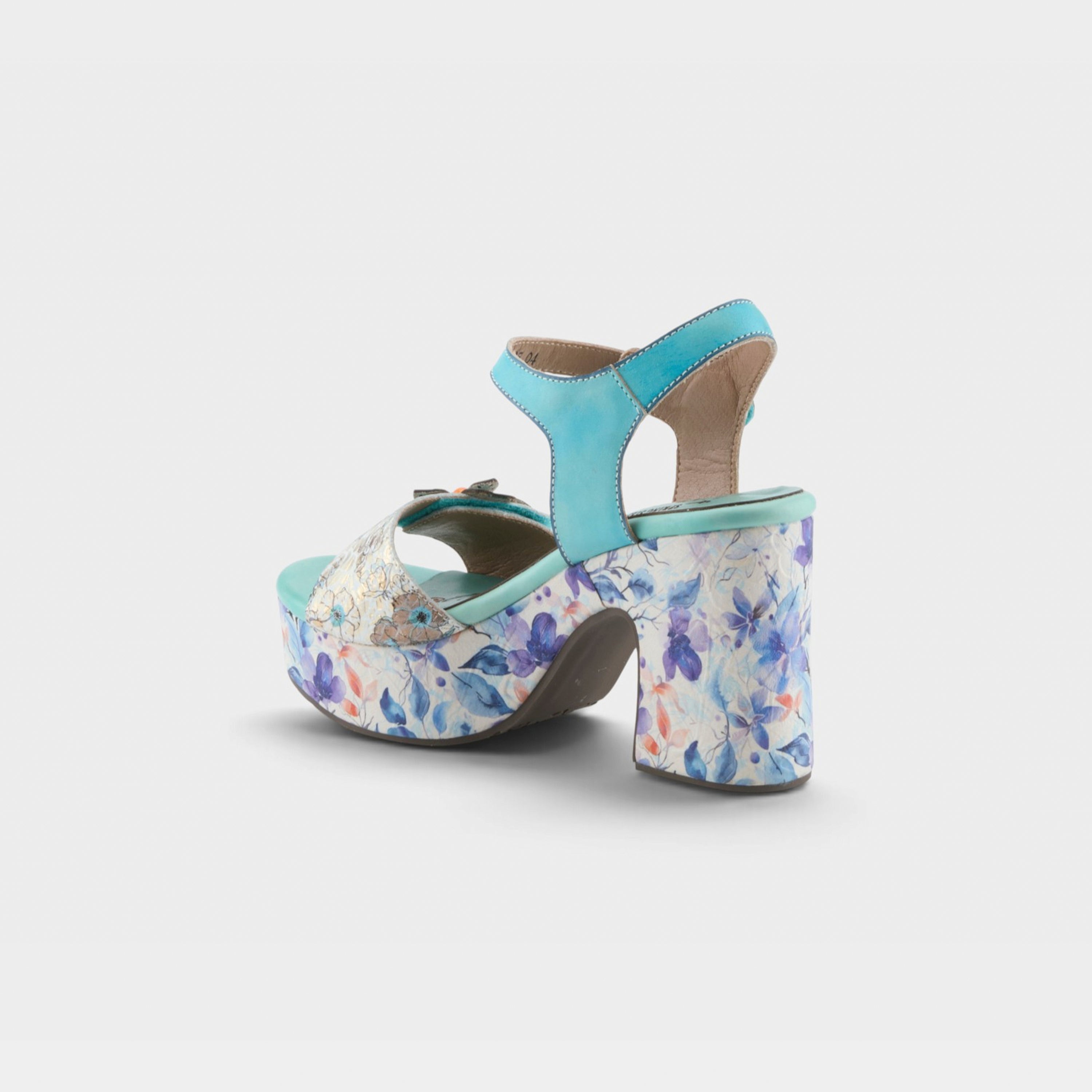 L'Artiste Felis Platform Block Heel Sandals - Spring Step Shoes
