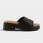 Spring Step Fireisland Black Slide Sandal