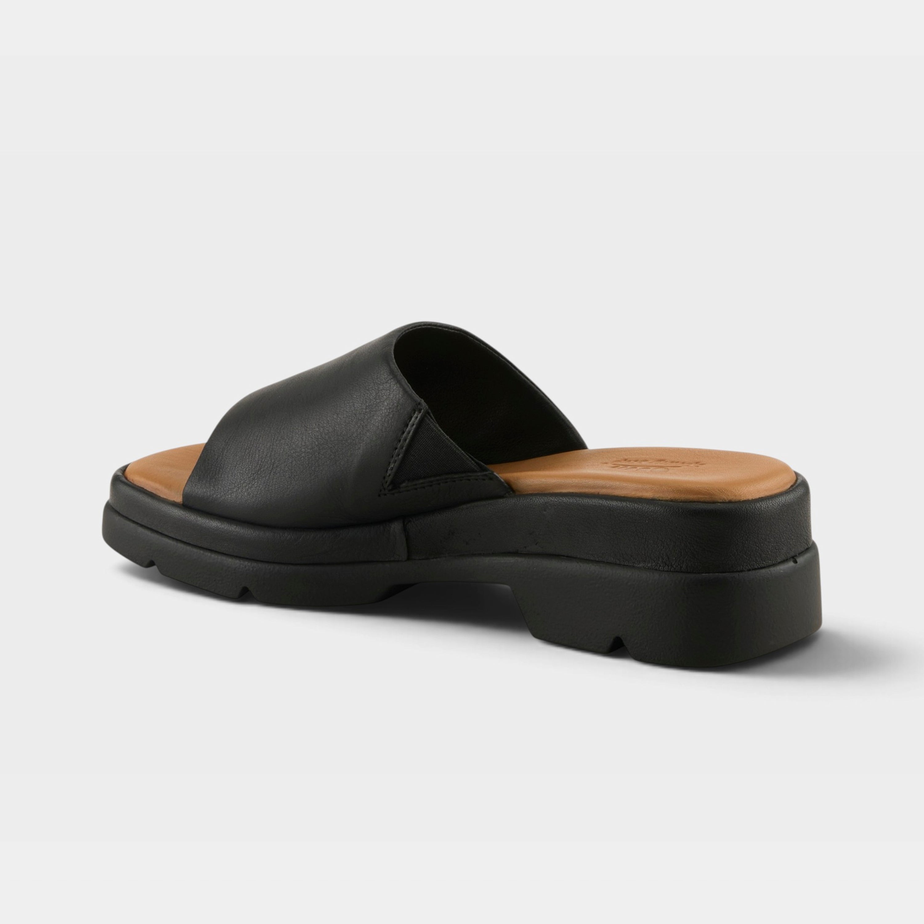 Spring Step Fireisland Black Slide Sandal