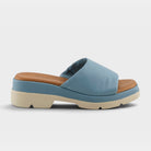 Spring Step Fireisland Denim Blue Slide Sandal