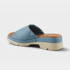 Spring Step Fireisland Denim Blue Slide Sandal
