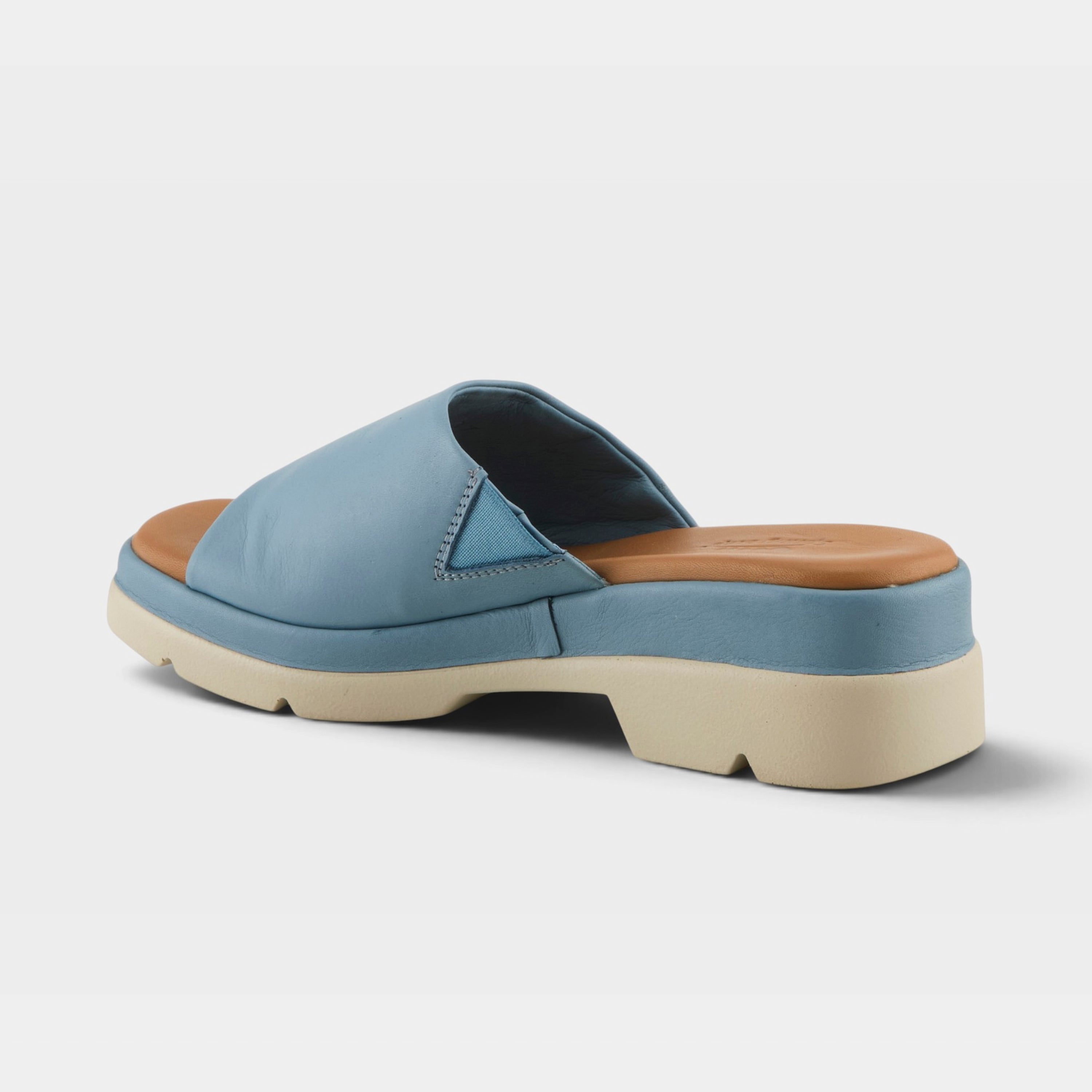 Spring Step Fireisland Denim Blue Slide Sandal