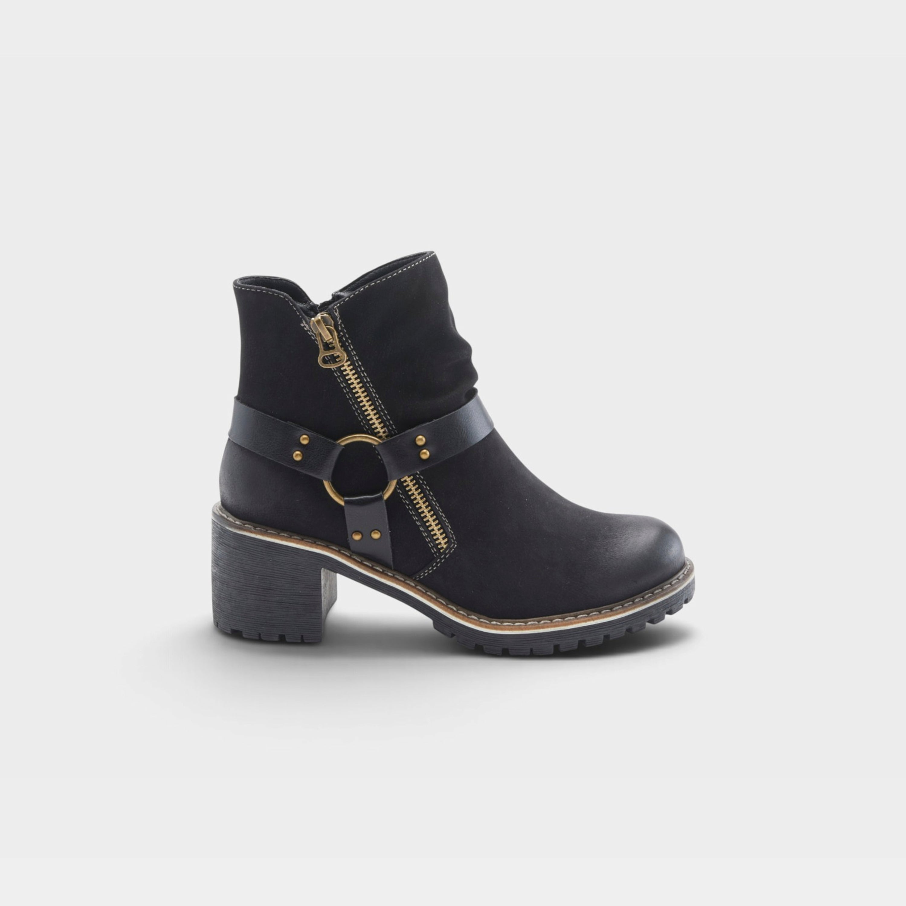 Patrizia Firewood Black Bootie