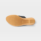 Spring Step Flamyo Black Nubuck Slide Sandal