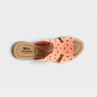 Spring Step Flamyo Peach Nubuck Slide Sandal