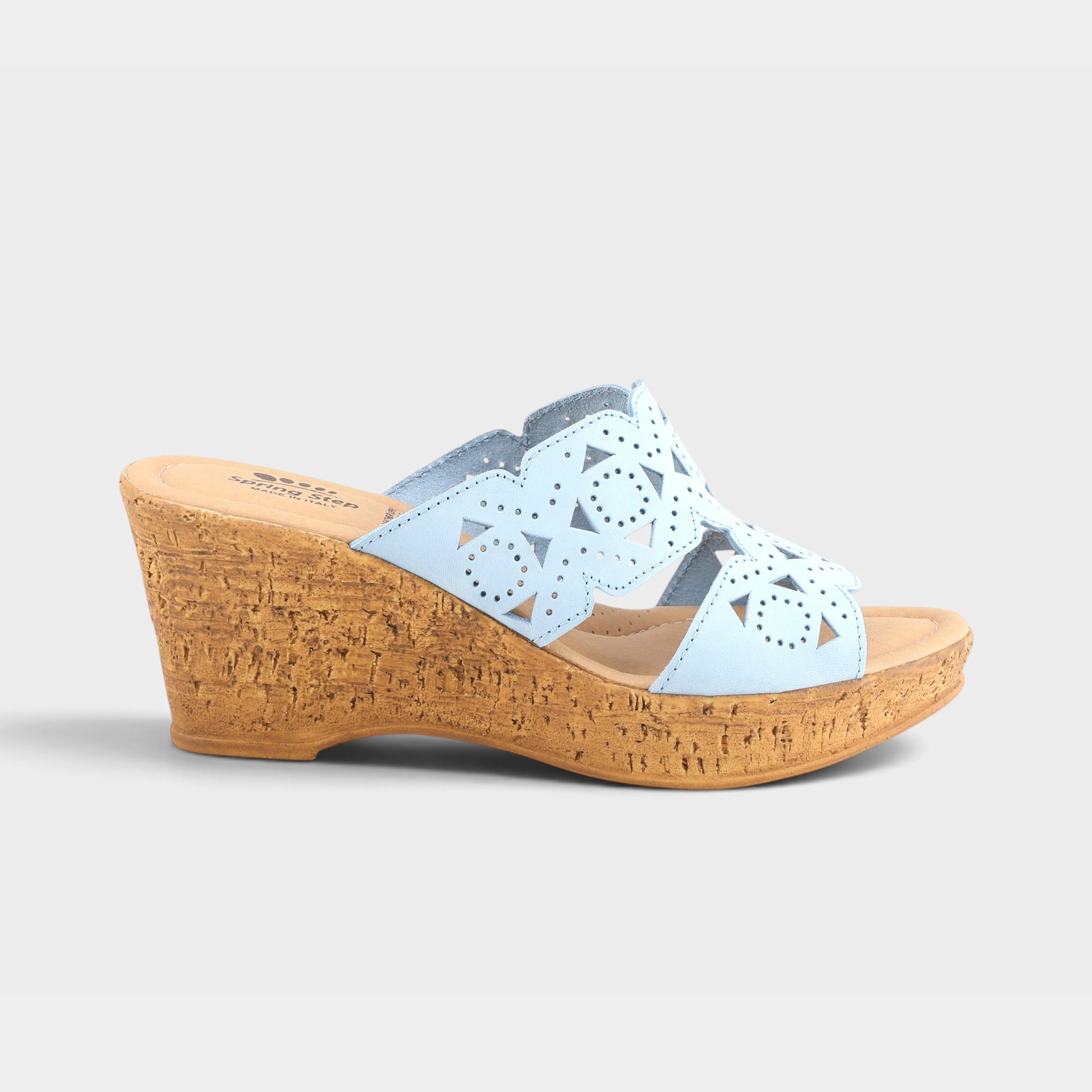 Spring Step Flamyo Sky Nubuck Slide Sandal