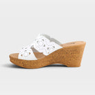 Spring Step Flamyo White Slide Sandal