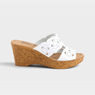 Spring Step Flamyo White Slide Sandal