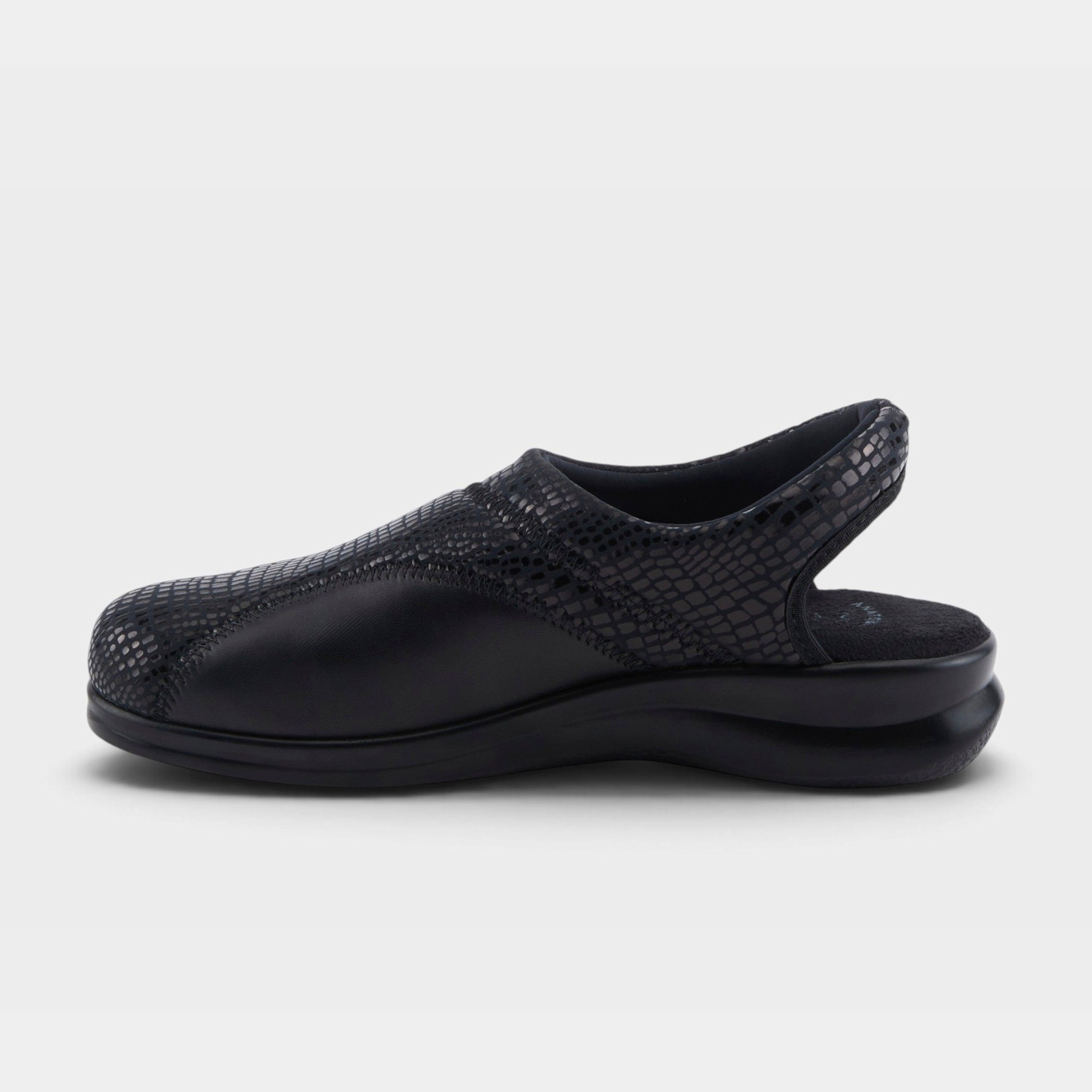 Flexus Flexia Black Python Clog