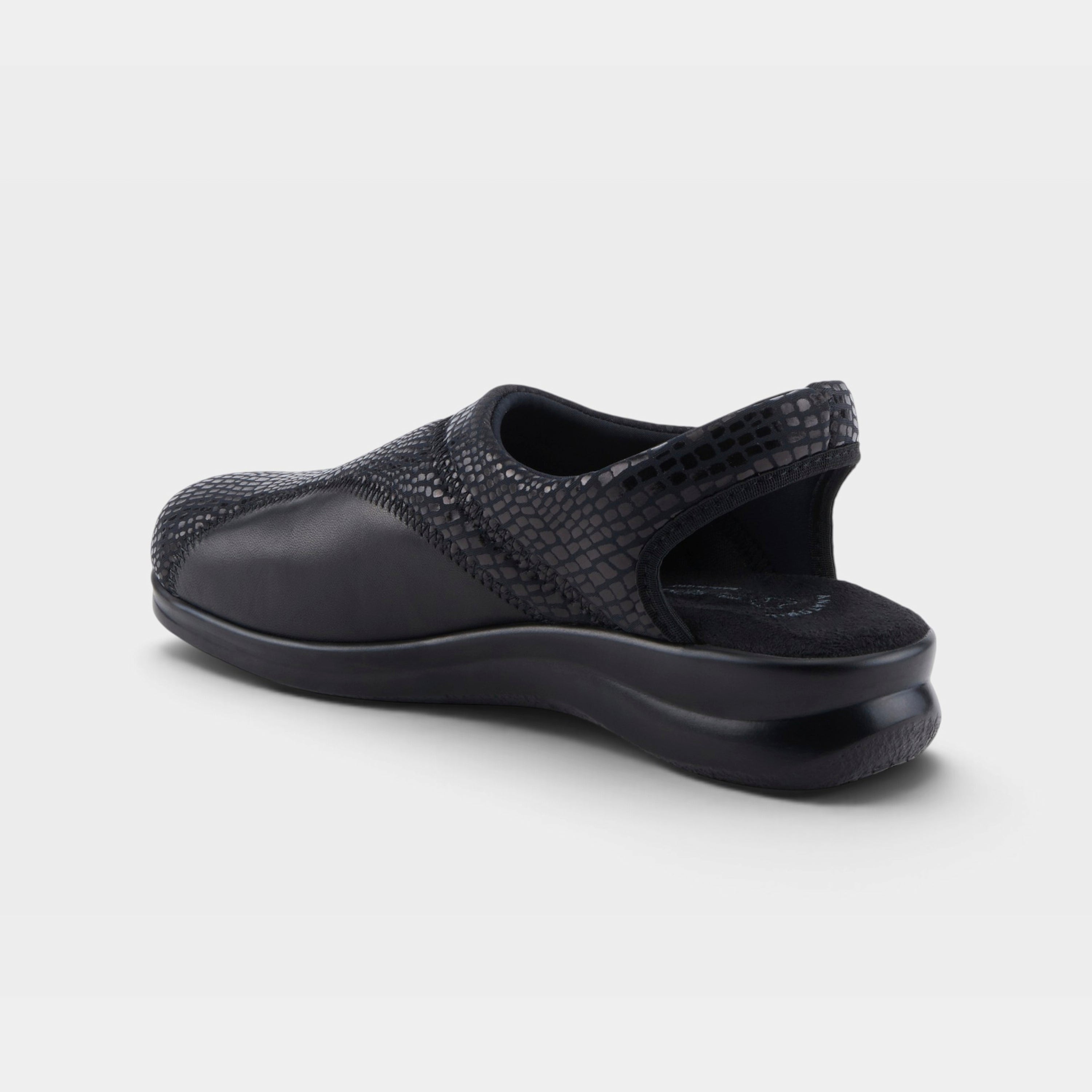 Flexus Flexia Black Python Clog